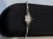 Vintage Gruen Precision Ladies Watch 10k GF Gold Filled Diamonds Speidel Band