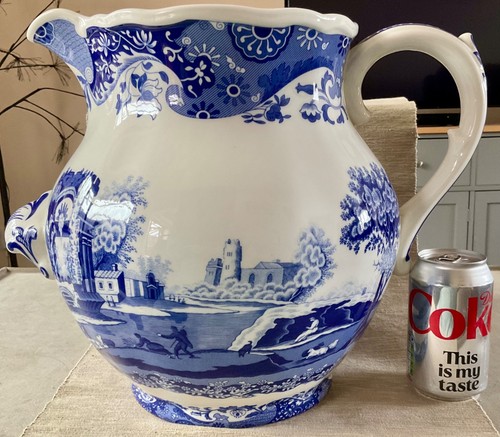 Very rare large blue and - , white