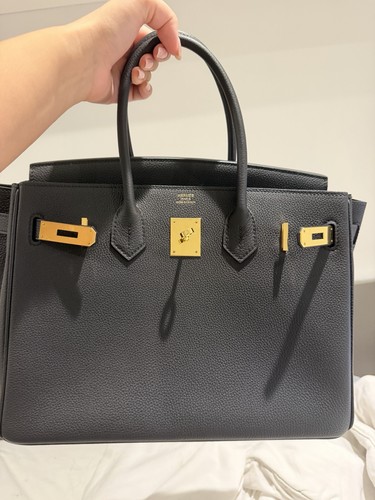 Birkin black togo gold - togo,