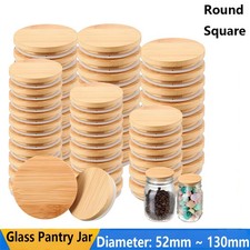 Square/Ruond Glass Pantry Jar