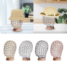 Wig Head Stand with Wooden