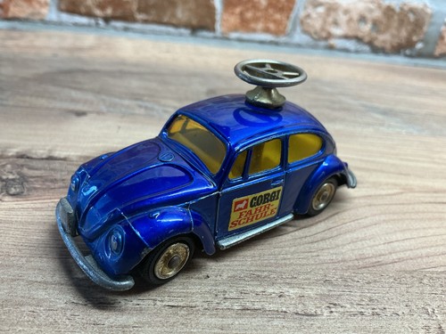 Early corgi beetle driving - beetle,