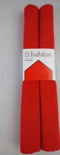 Habitat Red Ribbed Placemats
