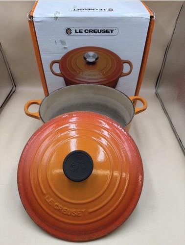 Creuset volcanic orange - le,