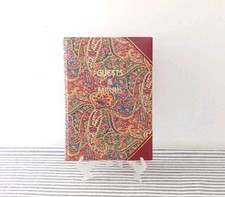 Stunning Liberty London Guests & Menus Book Paisley Design Red Leather Corners