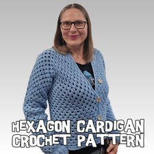 Granny Hexagon Cardigan -