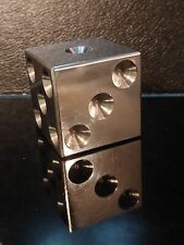 Amazing Metal Dice 4cm, Six Sided Polished Aluminium Dice 200 Grams Large Craps 