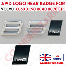 AWD BLACK REAR BOOT BADGE