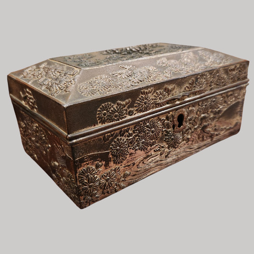 Antique japanese antimony - japanese, box