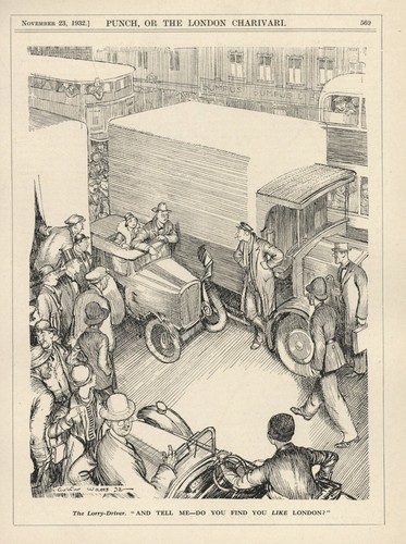 Vintage 1932 british cartoon - vintage,
