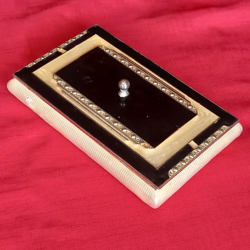 Art deco style enamel - deco,