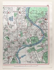Large Vintage 1960s London Map - ISLEWORTH-TWICKENHAM-PETERSHAM-HAM-RICHMOND