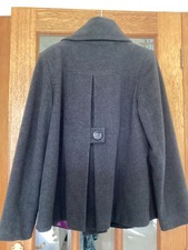 Alexon Ladies Short Coat in excellent condition, charcoal grey size 16
