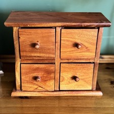 Vintage Solid Wood Mini Chest