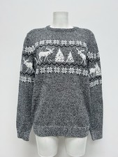Ex George Unisex Grey Fairisle