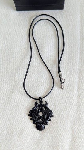 Pentacle pendant black magic - pendant,