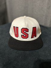 SUPREME USA VISIONS OF GOLD 5 PANEL CAP snapback HAT box logo olympics vintage
