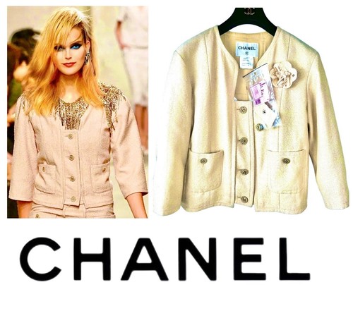 Chanel 2014 white beige - 2014, gold