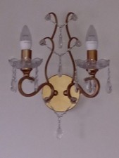Laura Ashley Wall Lights. Used