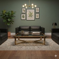 Vintage Coffee Table Brass