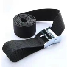 Metal Cam Buckle Tie Down Straps 25mm Webbing 1m - 5m Securing Luggage Trailer