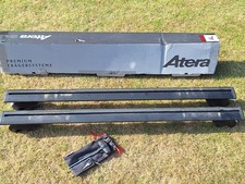 Atera Signo RTD Aero Black Roof Bars - 1220mm - For cars with raised roof bars