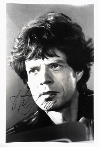 Mick jagger original signed - mick,