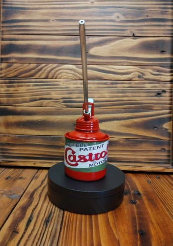 Thumb pump metal oil can - , 1/2