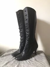 SWEAR London EU40 boots black leather victorian steampunk goth like fluevog