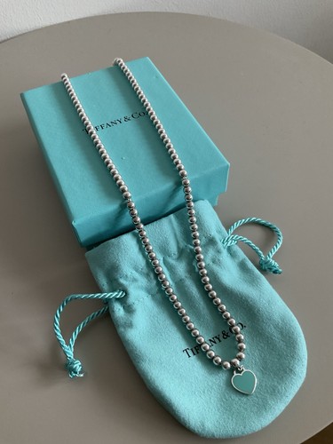 Tiffany blue enamel heart - enamel,