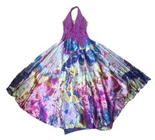 Jovani halter gown with lace