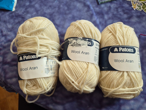 Patons wool aran - wool, 100%