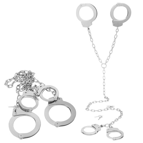 Sturdy steel handcuff and