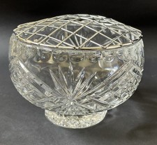 Vintage Crystal Cut Glass Posy