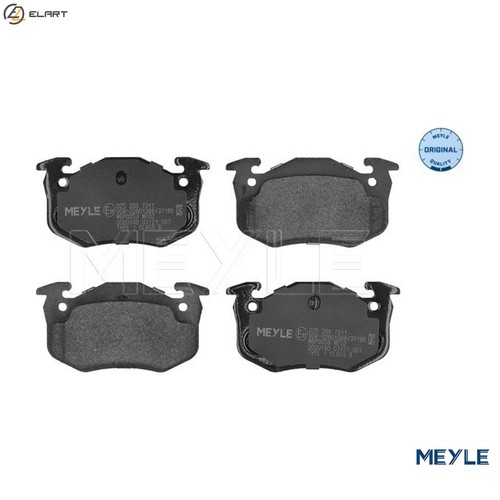 Brake pad set disc - set, 025