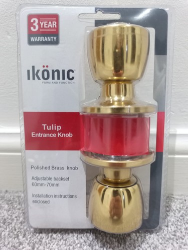 Ikonic tulip entrance knob - ikonic,