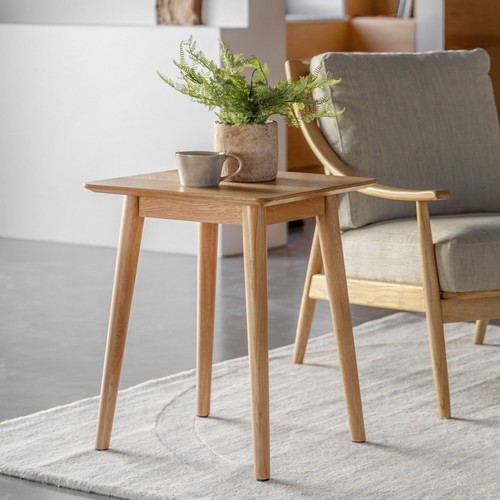 Milano oak chevron square - oak, side