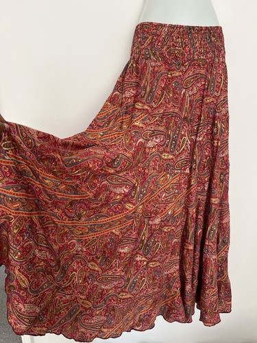 Red and orange art - red, boho