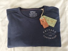 Men's Fatface Navy Sweatshirt Size XXL