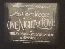 ONE NIGHT OF LOVE 1934 16MM