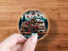 Vintage Bus Life Sticker –