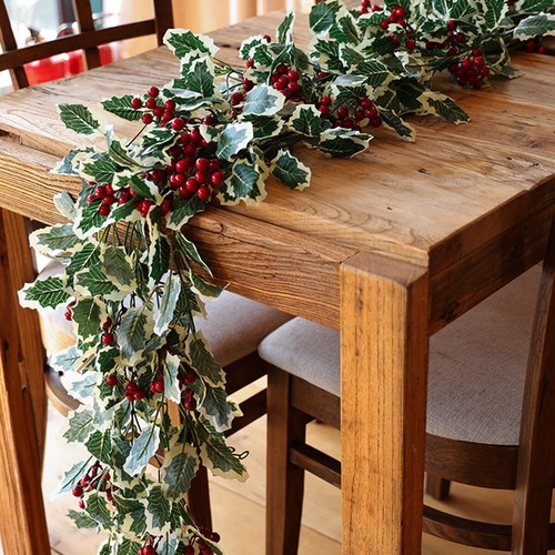 Christmas garland holly - 2m,