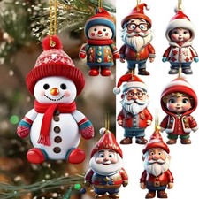 8X Merry Christmas Santa