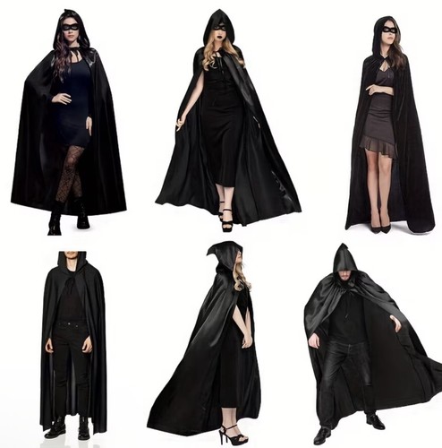 Black hooded viking witchcraft - hooded,