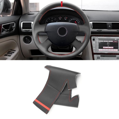 Black red leather - black+red, steering