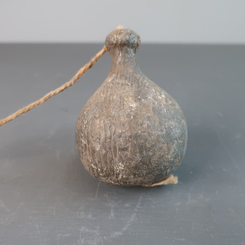 Vintage lead plumb line - lead,