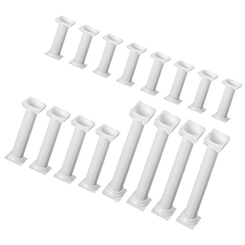 Reusable white plastic roman - reusable,