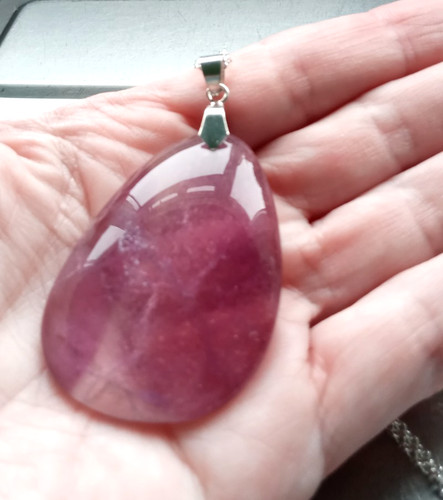 Silver plated fluorite - silver,