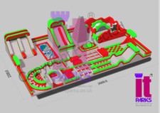  Commercial Inflatable Theme Park & Replacement Trampoline Park **UK Supplier**
