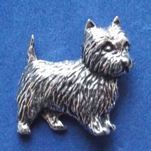 Pewter cairn terrier dog - pewter,